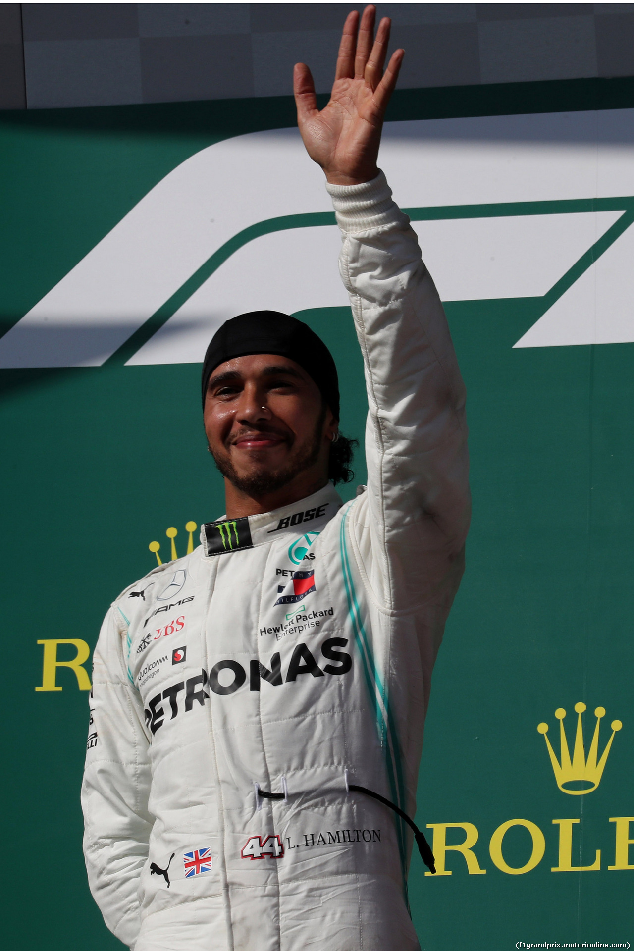 GP UNGHERIA, 04.08.2019 - Gara, Lewis Hamilton (GBR) Mercedes AMG F1 W10 vincitore