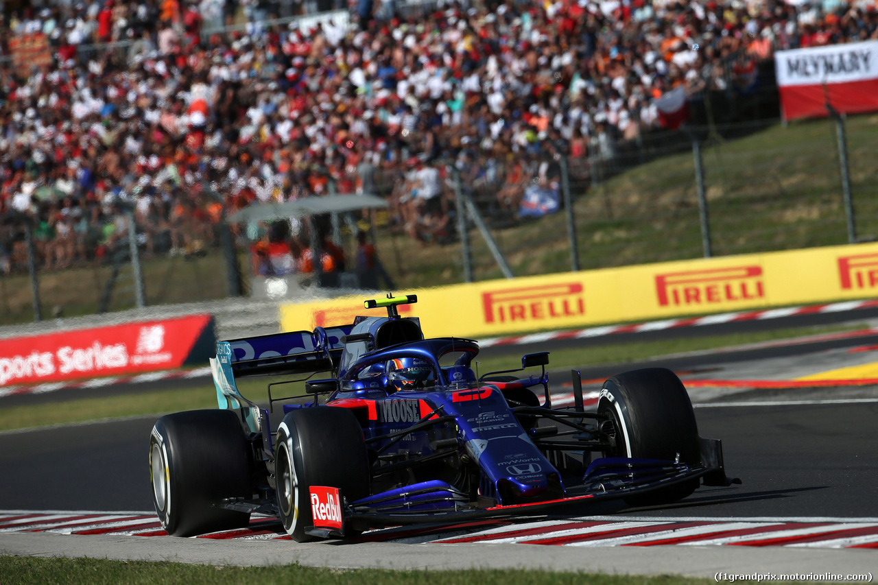 GP UNGHERIA, 04.08.2019 - Gara, Alexander Albon (THA) Scuderia Toro Rosso STR14