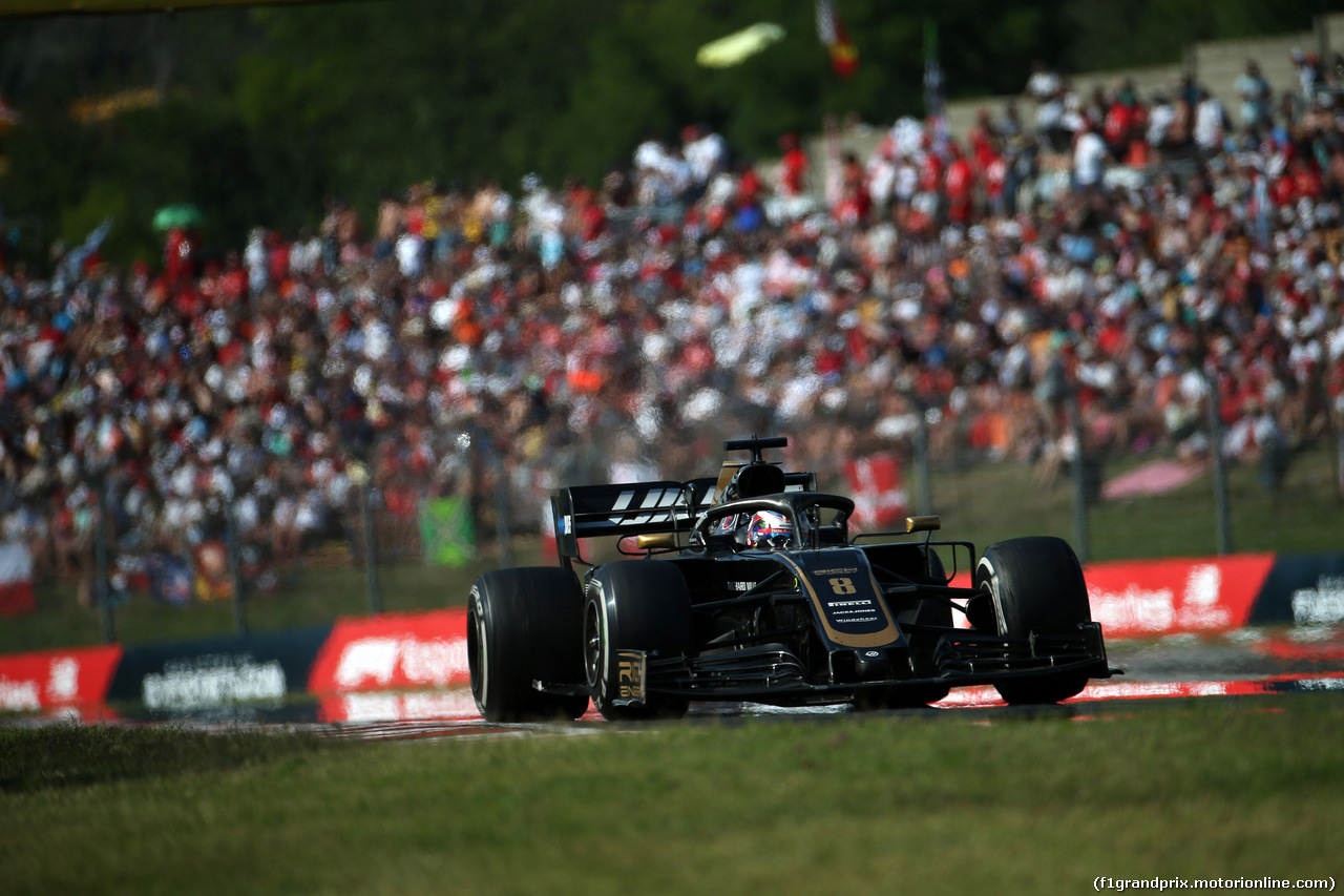 GP UNGHERIA, 04.08.2019 - Gara, Romain Grosjean (FRA) Haas F1 Team VF-19