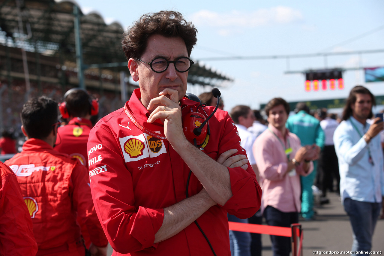 GP UNGHERIA, 04.08.2019 - Gara, Mattia Binotto (ITA) Ferrari Team Principal