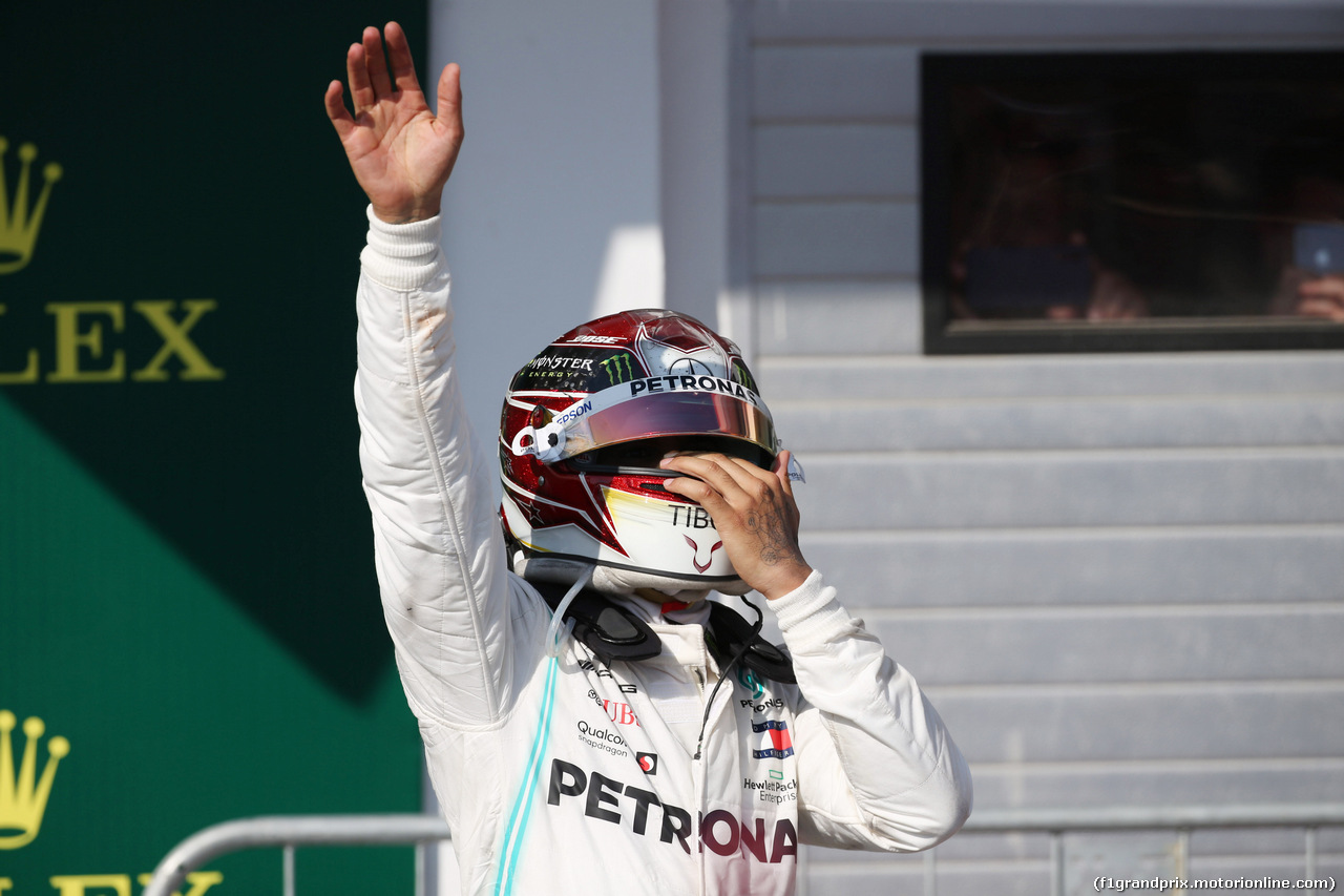GP UNGHERIA, 04.08.2019 - Gara, Lewis Hamilton (GBR) Mercedes AMG F1 W10 vincitore