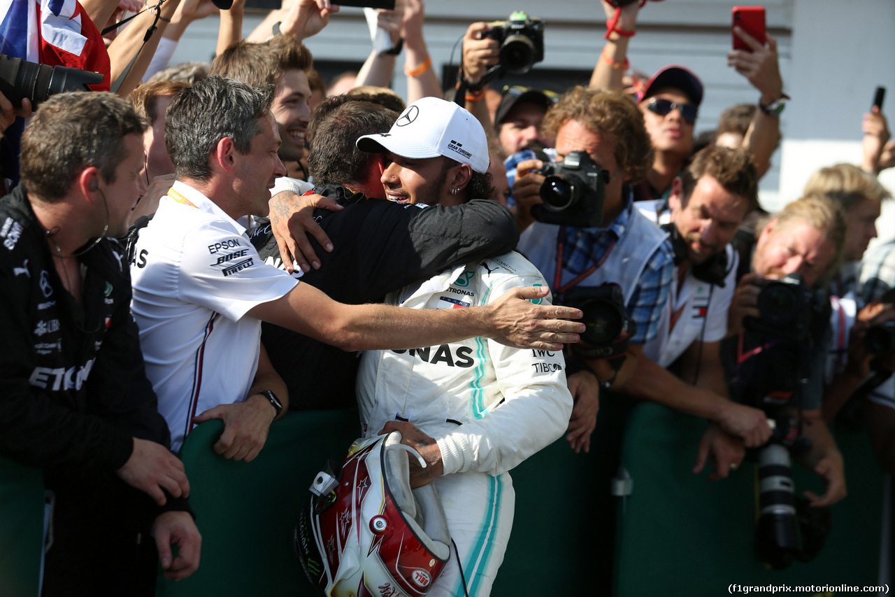 GP UNGHERIA, 04.08.2019 - Gara, Lewis Hamilton (GBR) Mercedes AMG F1 W10 vincitore