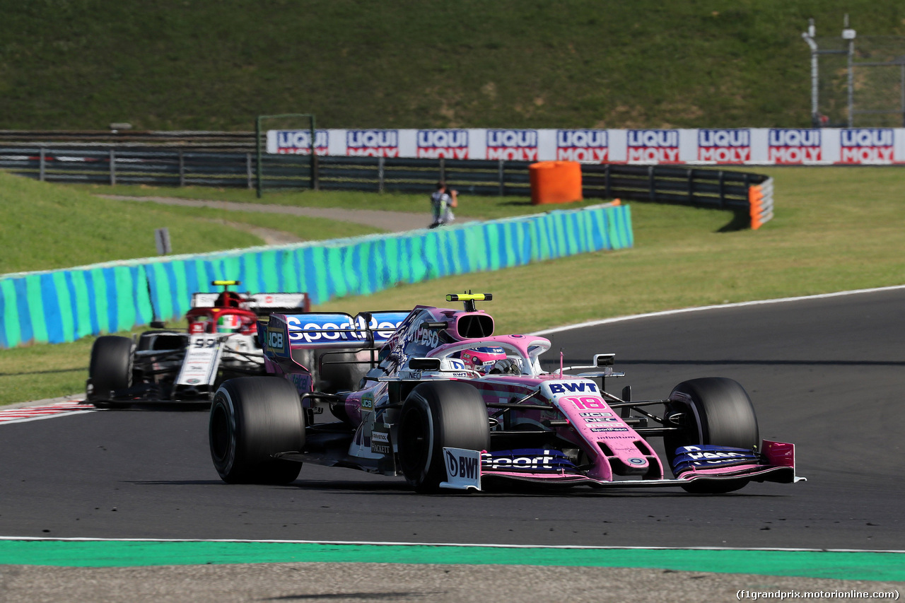 GP UNGHERIA, 04.08.2019 - Gara, Sergio Perez (MEX) Racing Point F1 Team RP19