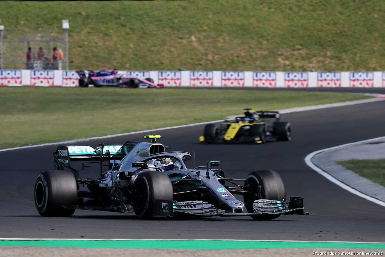 GP UNGHERIA, 04.08.2019 - Gara, Valtteri Bottas (FIN) Mercedes AMG F1 W010