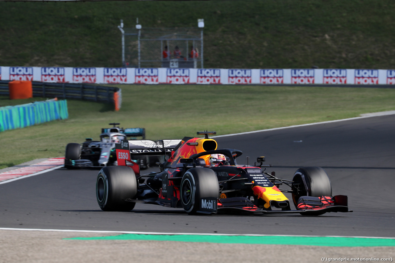 GP UNGHERIA, 04.08.2019 - Gara, Max Verstappen (NED) Red Bull Racing RB15