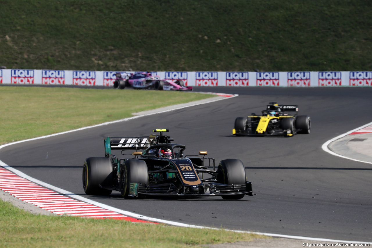 GP UNGHERIA, 04.08.2019 - Gara, Kevin Magnussen (DEN) Haas F1 Team VF-19