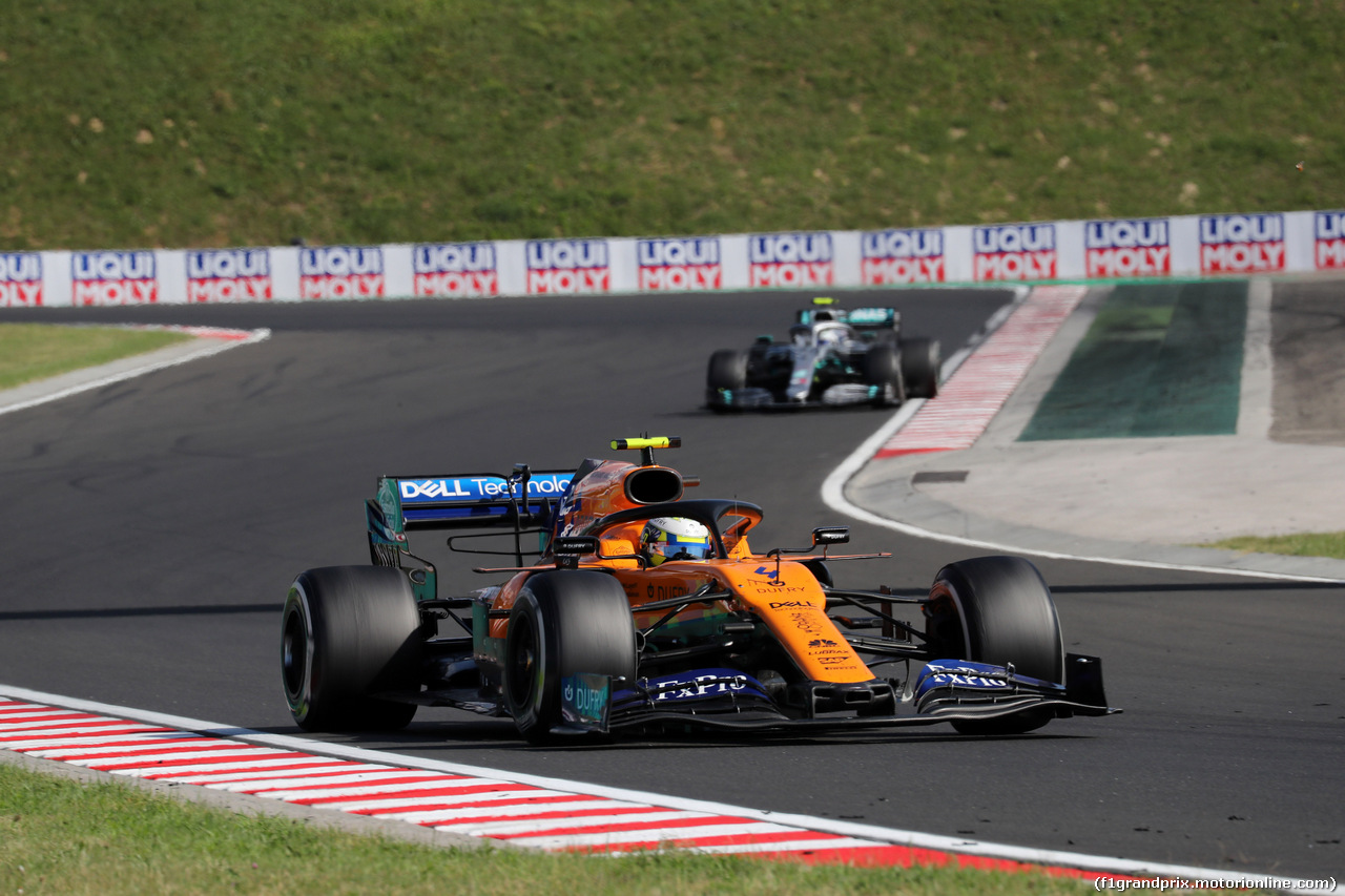 GP UNGHERIA, 04.08.2019 - Gara, Lando Norris (GBR) Mclaren F1 Team MCL34