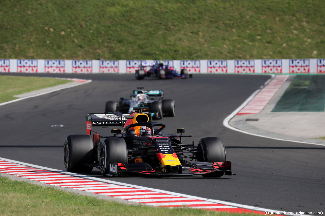 GP UNGHERIA, 04.08.2019 - Gara, Max Verstappen (NED) Red Bull Racing RB15