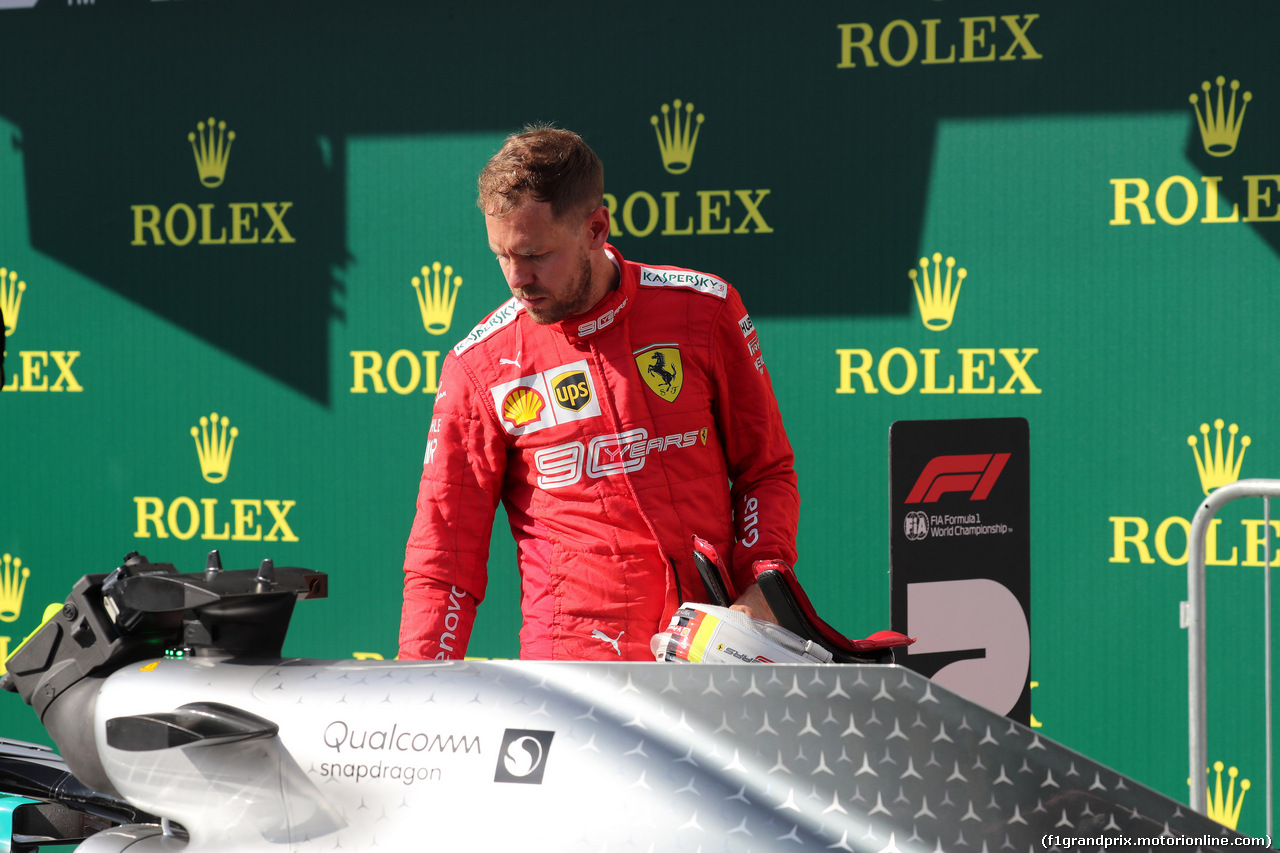 GP UNGHERIA, 04.08.2019 - Gara, 3rd place Sebastian Vettel (GER) Ferrari SF90