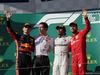 GP UNGHERIA, 04.08.2019 - Gara, 2nd place Max Verstappen (NED) Red Bull Racing RB15, Lewis Hamilton (GBR) Mercedes AMG F1 W10 vincitore e 3rd place Sebastian Vettel (GER) Ferrari SF90