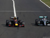 GP UNGHERIA, 04.08.2019 - Gara, Max Verstappen (NED) Red Bull Racing RB15 e Lewis Hamilton (GBR) Mercedes AMG F1 W10