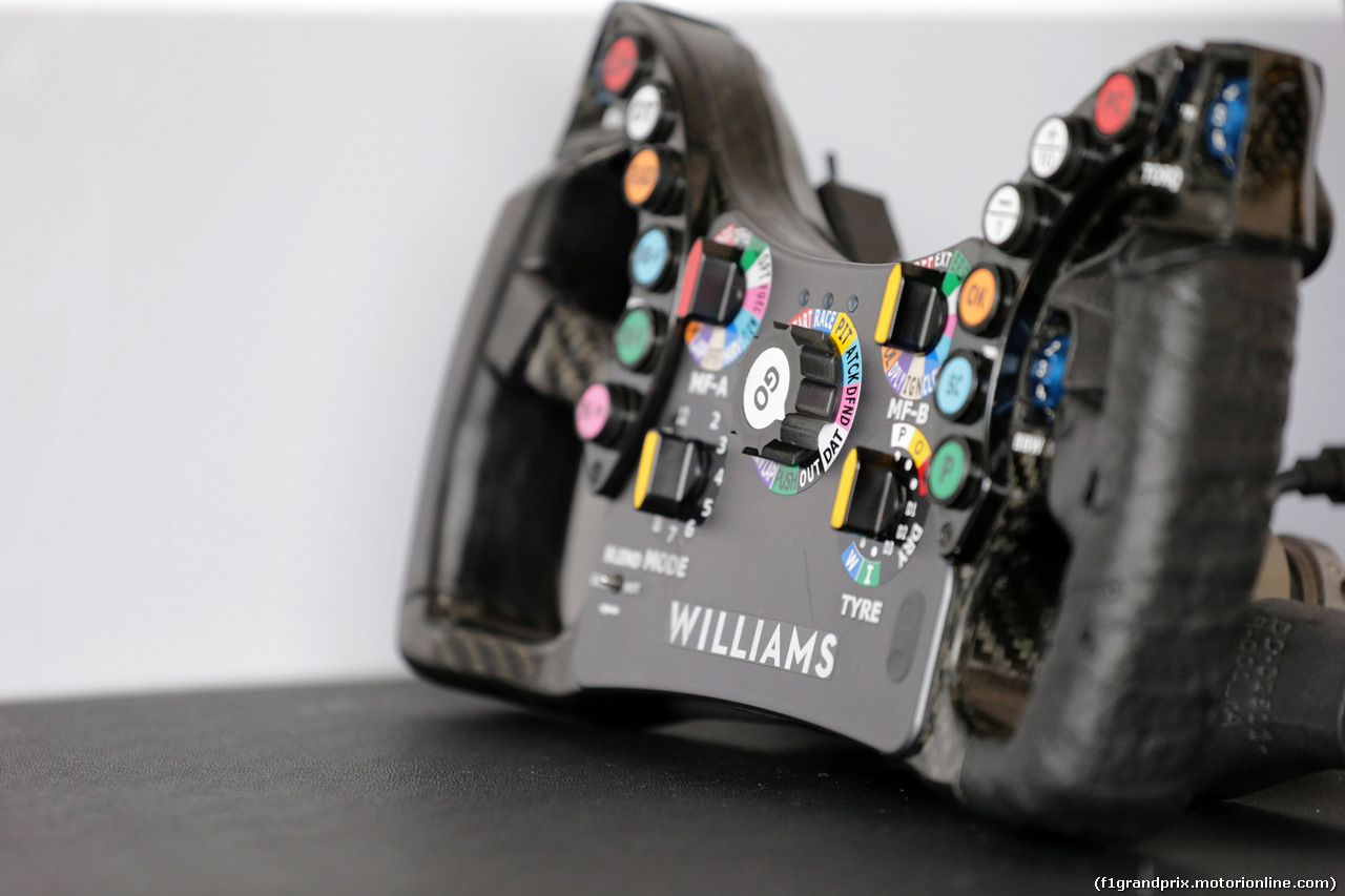 GP UNGHERIA, 03.08.2019 - Prove Libere 3, Ther steering wheel of Williams Racing FW42