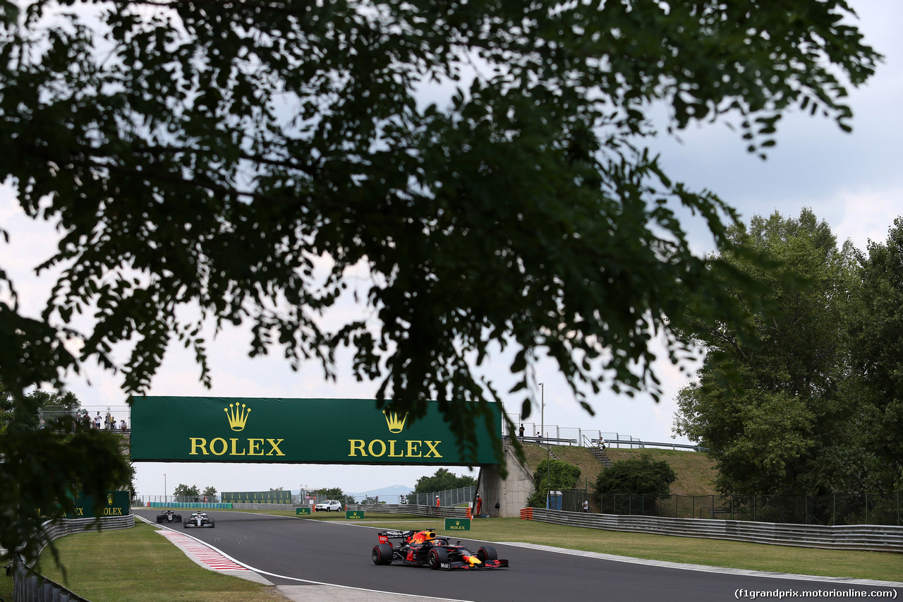 GP UNGHERIA, 03.08.2019 - Prove Libere 3, Max Verstappen (NED) Red Bull Racing RB15