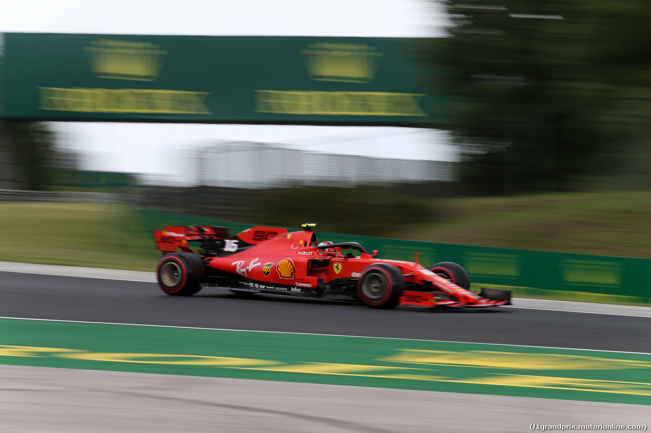 GP UNGHERIA, 03.08.2019 - Prove Libere 3, Charles Leclerc (MON) Ferrari SF90