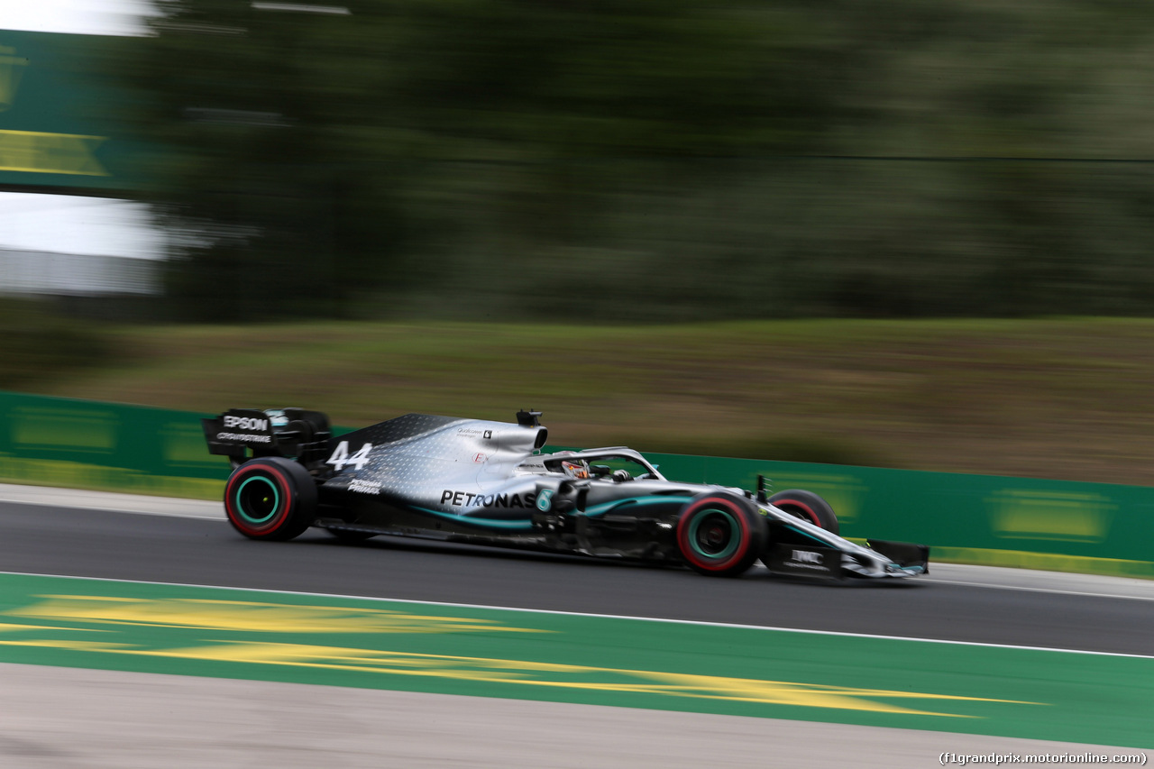 GP UNGHERIA, 03.08.2019 - Prove Libere 3, Lewis Hamilton (GBR) Mercedes AMG F1 W10