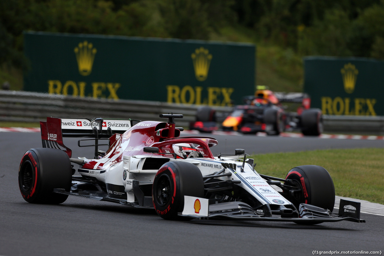 GP UNGHERIA, 03.08.2019 - Prove Libere 3, Kimi Raikkonen (FIN) Alfa Romeo Racing C38