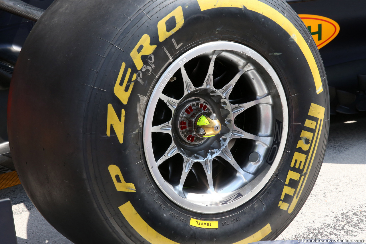 GP UNGHERIA, 03.08.2019 - Prove Libere 3, Pirelli Tyre of Red Bull Racing RB15