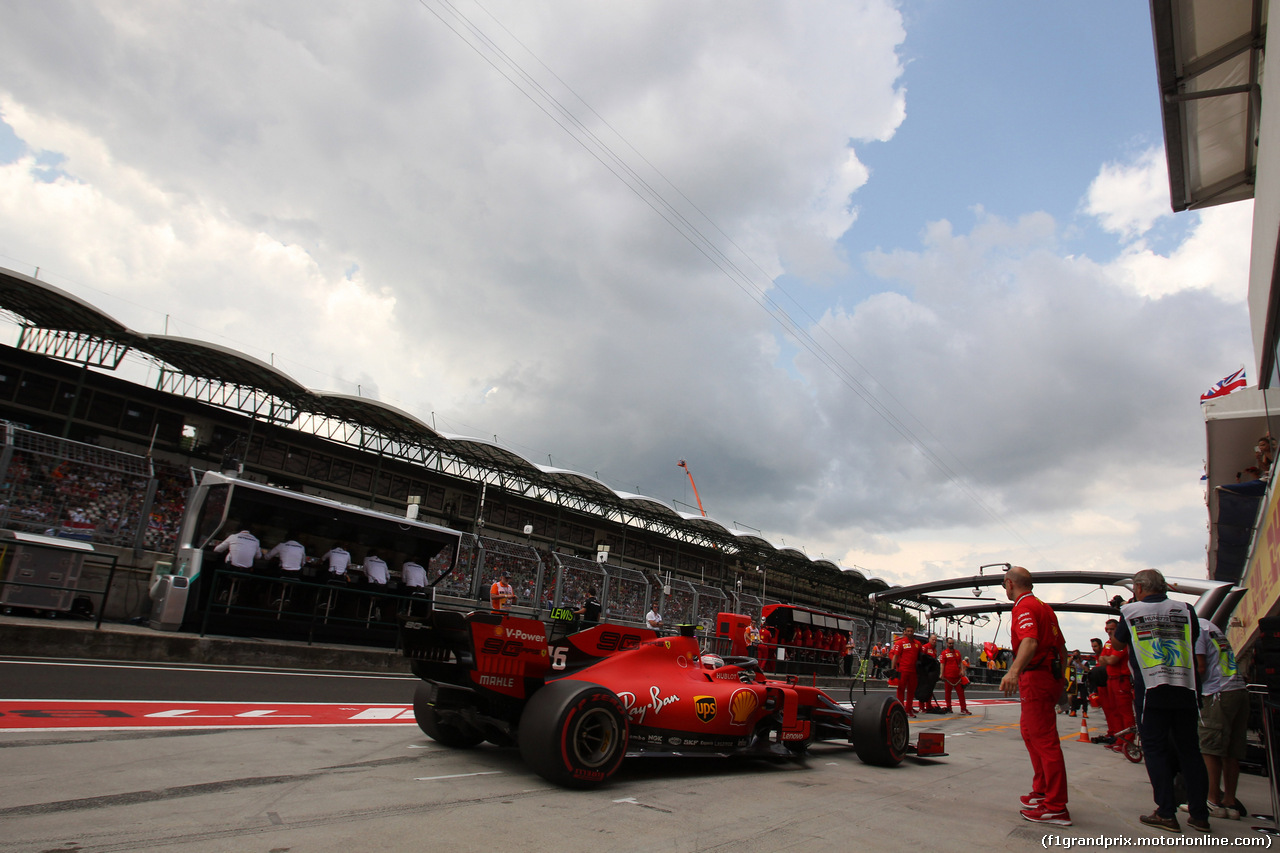 GP UNGHERIA, 03.08.2019 - Prove Libere 3, Sebastian Vettel (GER) Ferrari SF90