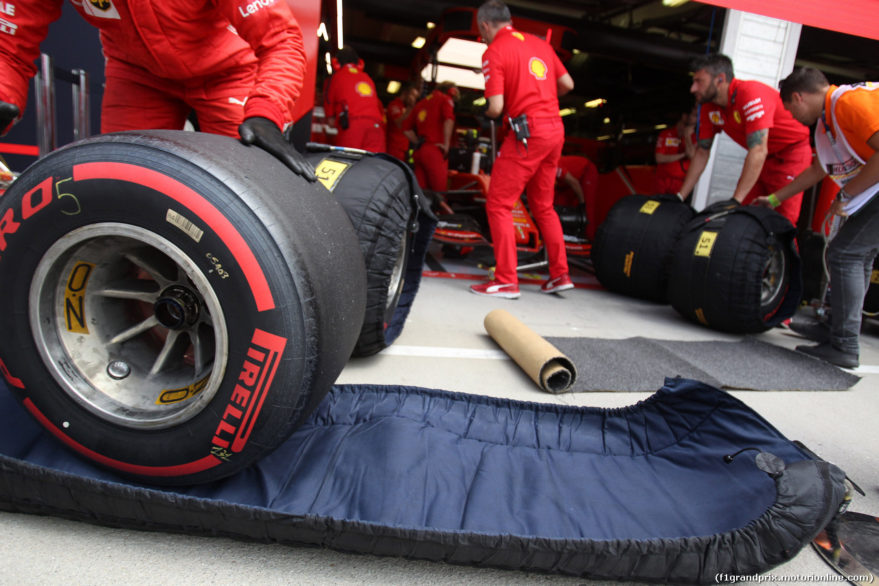 GP UNGHERIA, 03.08.2019 - Prove Libere 3, Pirelli Tyres of Ferrari