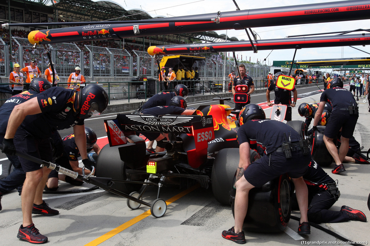 GP UNGHERIA, 03.08.2019 - Prove Libere 3, Max Verstappen (NED) Red Bull Racing RB15