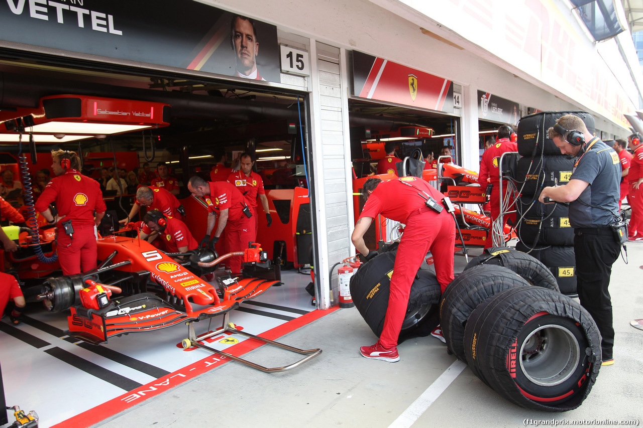 GP UNGHERIA, 03.08.2019 - Prove Libere 3, Sebastian Vettel (GER) Ferrari SF90