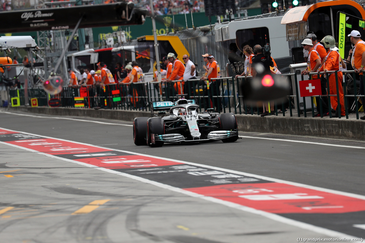 GP UNGHERIA, 03.08.2019 - Prove Libere 3, Lewis Hamilton (GBR) Mercedes AMG F1 W10