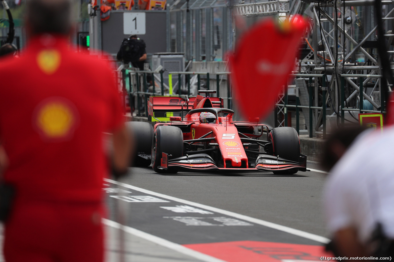 GP UNGHERIA, 03.08.2019 - Prove Libere 3, Sebastian Vettel (GER) Ferrari SF90