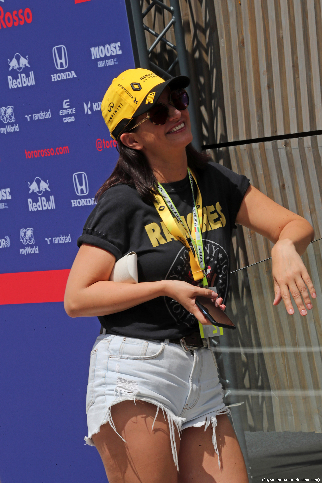 GP UNGHERIA, 03.08.2019 - Prove Libere 3, Ragazza in the paddock