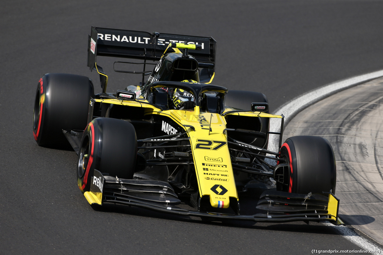 GP UNGHERIA, 03.08.2019 - Qualifiche, Nico Hulkenberg (GER) Renault Sport F1 Team RS19