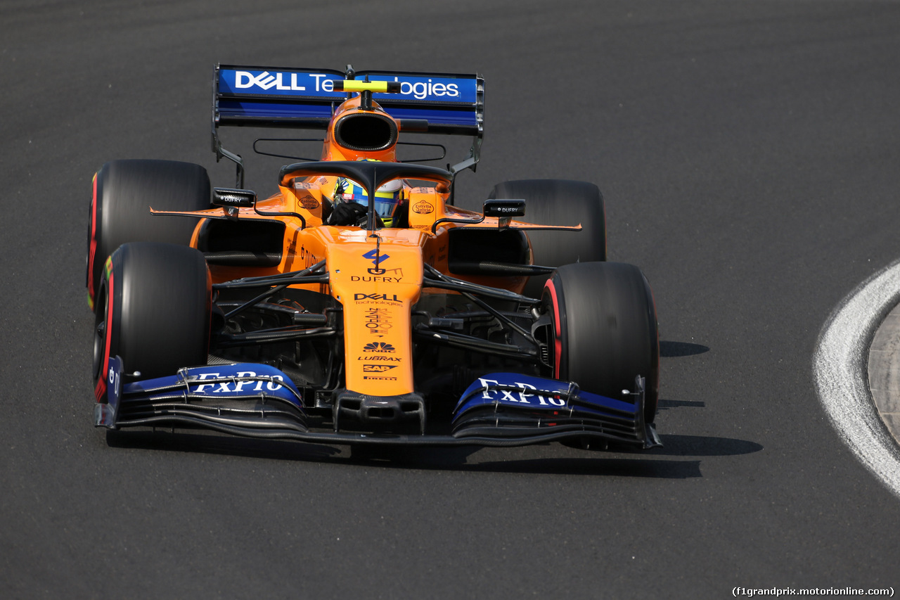 GP UNGHERIA, 03.08.2019 - Qualifiche, Lando Norris (GBR) Mclaren F1 Team MCL34