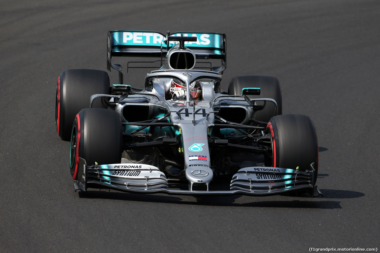 GP UNGHERIA, 03.08.2019 - Qualifiche, Lewis Hamilton (GBR) Mercedes AMG F1 W10