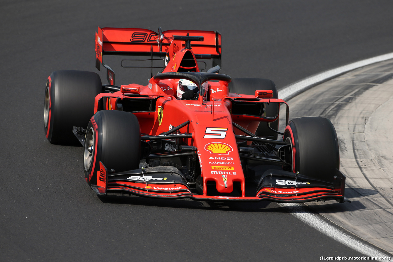 GP UNGHERIA, 03.08.2019 - Qualifiche, Sebastian Vettel (GER) Ferrari SF90