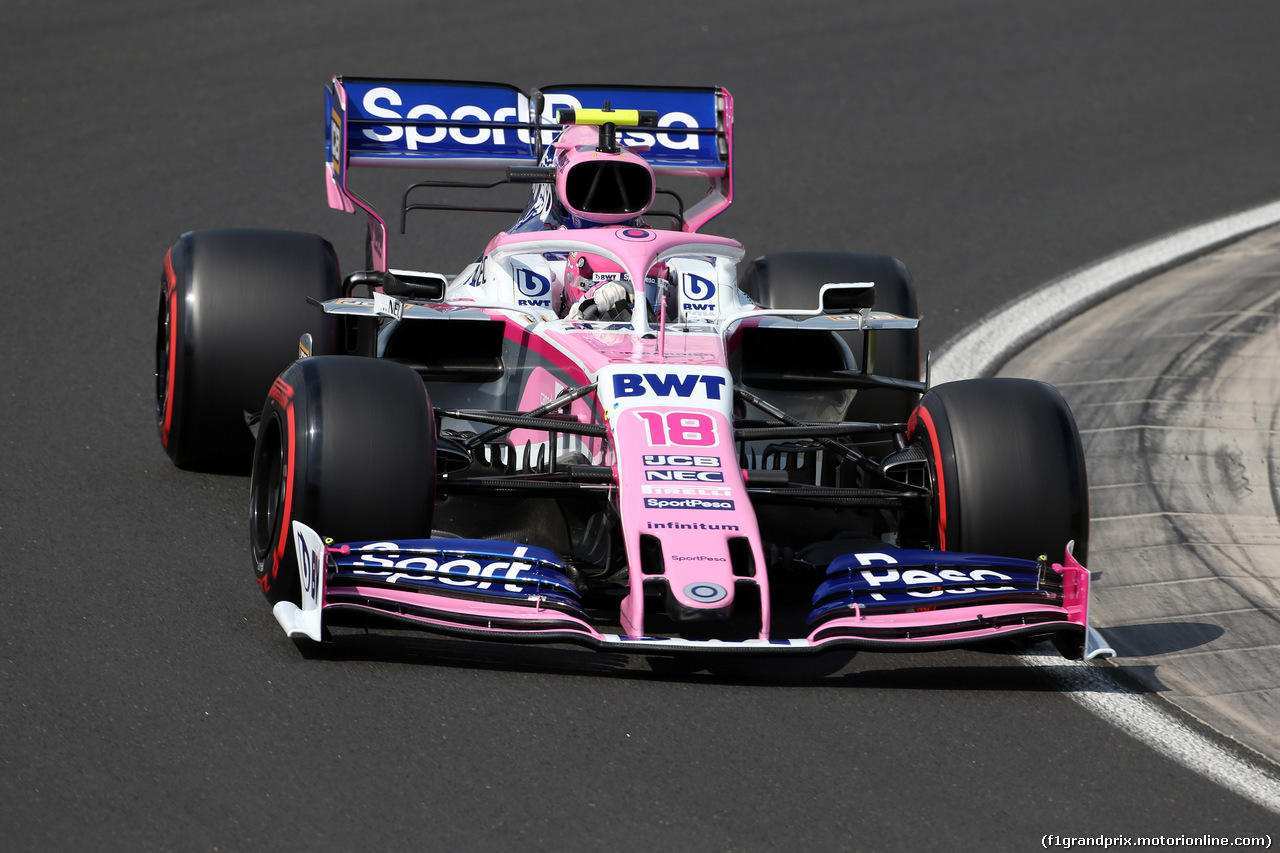 GP UNGHERIA, 03.08.2019 - Qualifiche, Lance Stroll (CDN) Racing Point F1 Team RP19