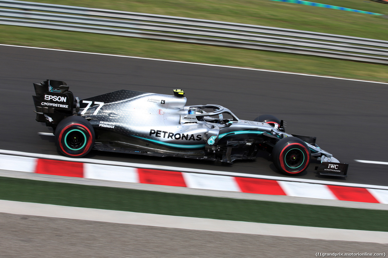 GP UNGHERIA, 03.08.2019 - Qualifiche, Valtteri Bottas (FIN) Mercedes AMG F1 W010