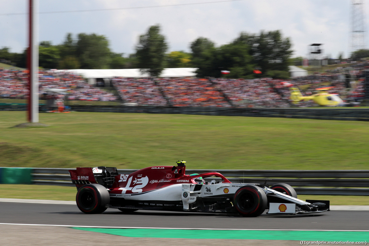 GP UNGHERIA, 03.08.2019 - Qualifiche, Antonio Giovinazzi (ITA) Alfa Romeo Racing C38