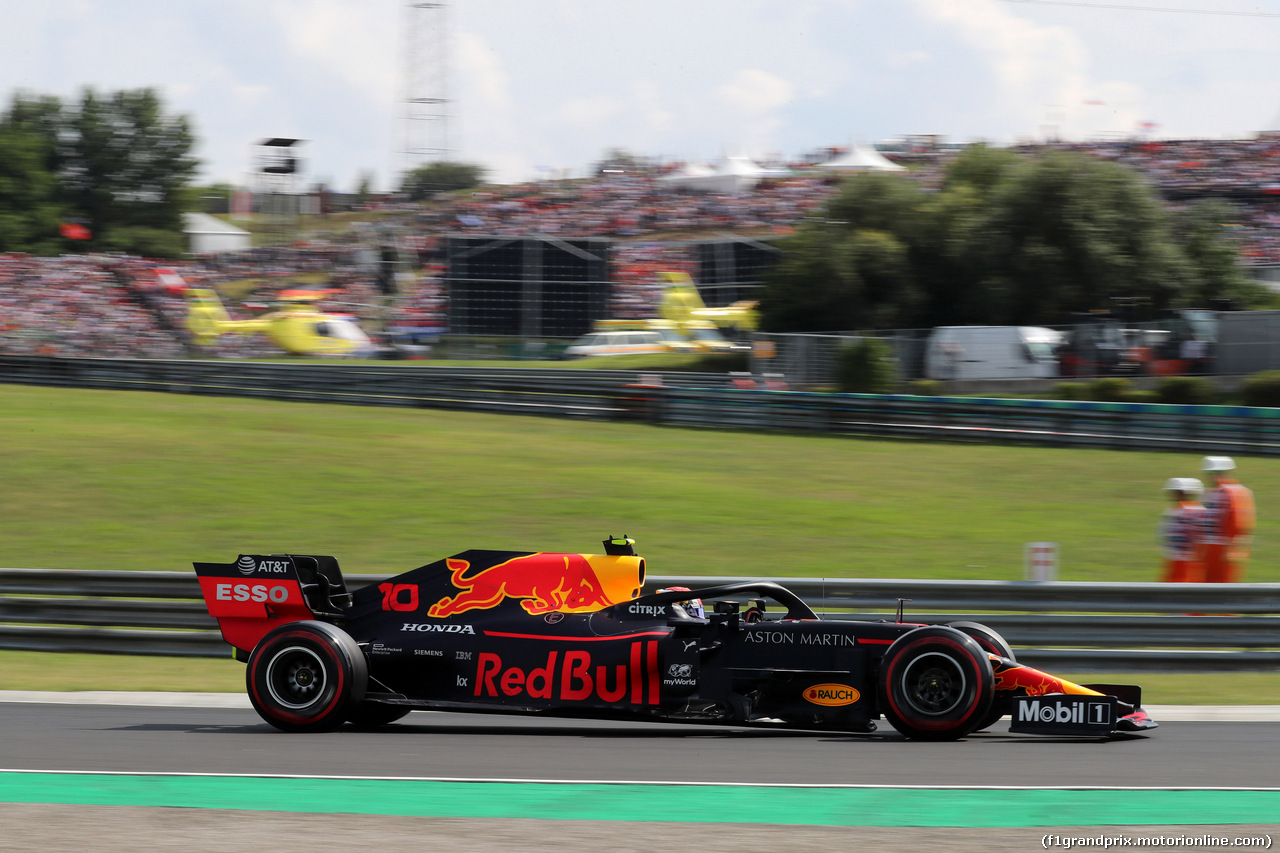 GP UNGHERIA, 03.08.2019 - Qualifiche, Pierre Gasly (FRA) Red Bull Racing RB15