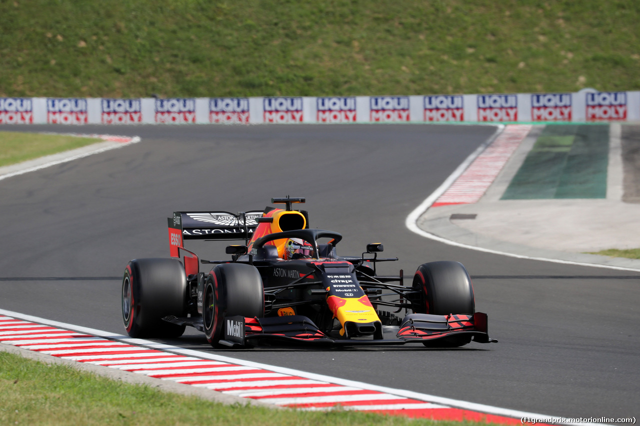GP UNGHERIA, 03.08.2019 - Qualifiche, Max Verstappen (NED) Red Bull Racing RB15