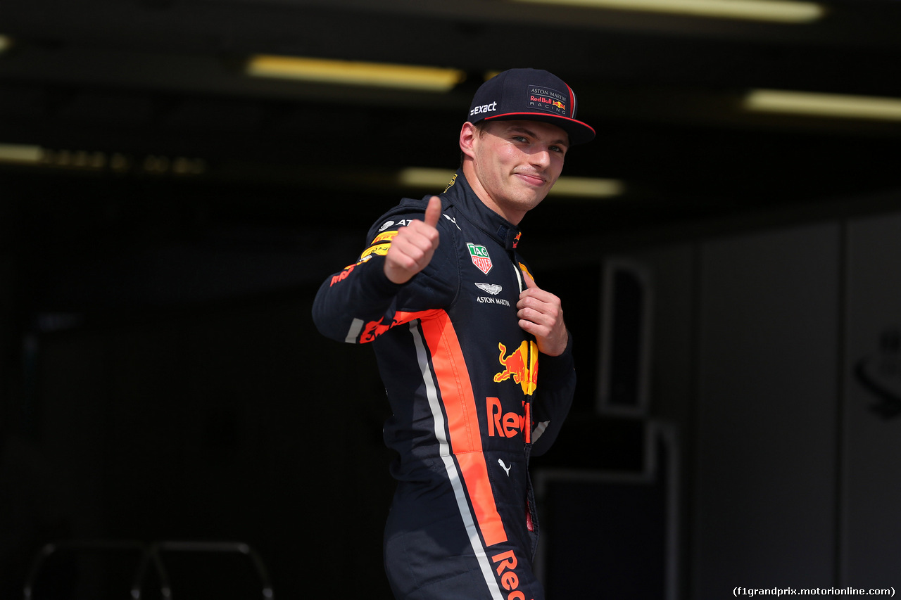 GP UNGHERIA, 03.08.2019 - Qualifiche, Max Verstappen (NED) Red Bull Racing RB15 pole position