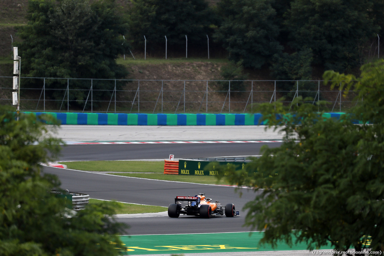 GP UNGHERIA, 03.08.2019 - Qualifiche, Carlos Sainz Jr (ESP) Mclaren F1 Team MCL34