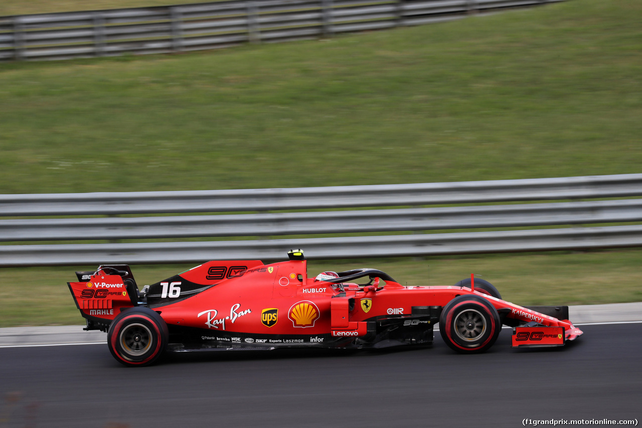 GP UNGHERIA, 03.08.2019 - Qualifiche, Charles Leclerc (MON) Ferrari SF90
