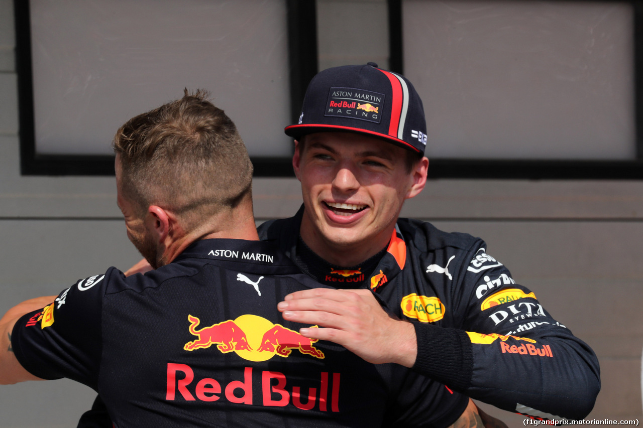 GP UNGHERIA, 03.08.2019 - Qualifiche, Max Verstappen (NED) Red Bull Racing RB15 pole position