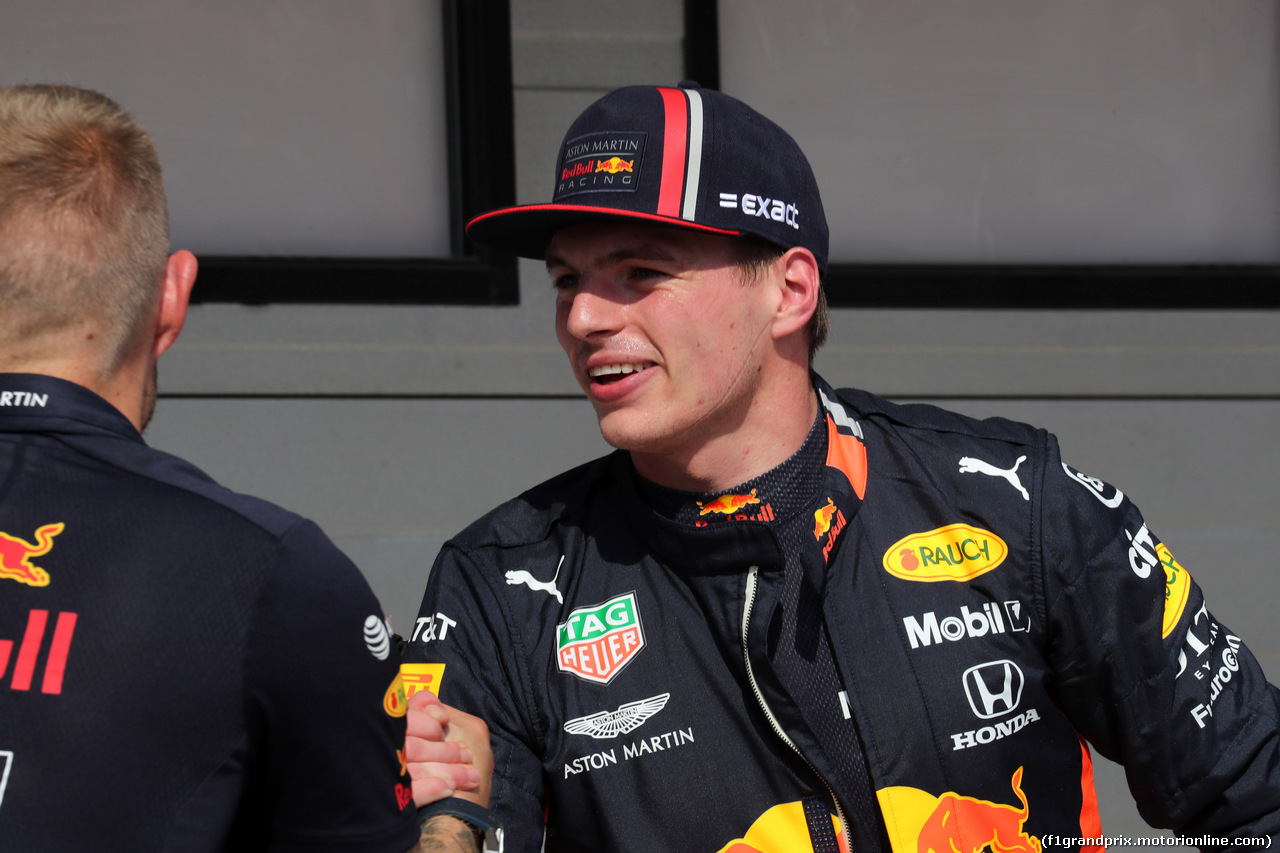 GP UNGHERIA, 03.08.2019 - Qualifiche, Max Verstappen (NED) Red Bull Racing RB15 pole position