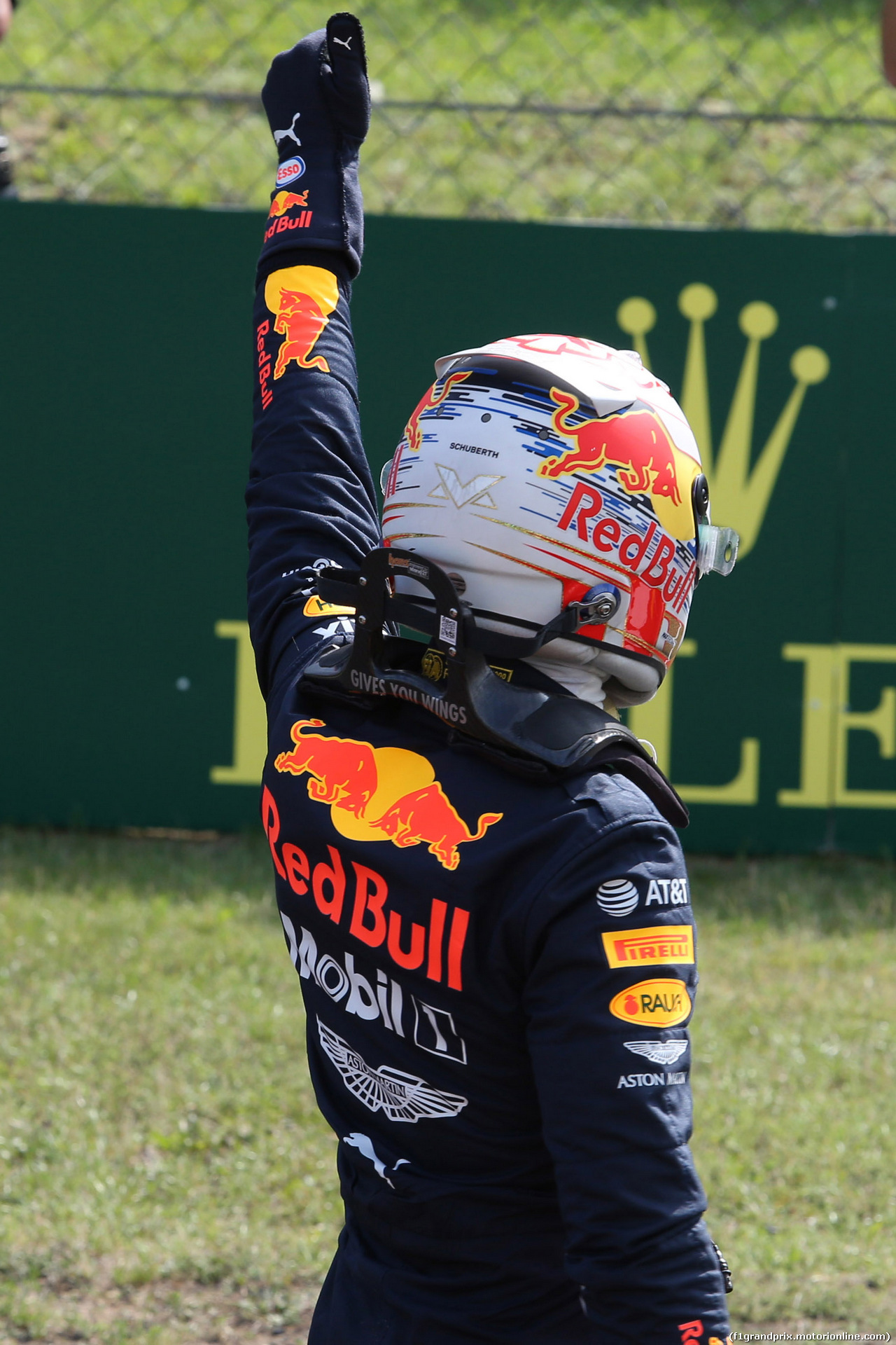 GP UNGHERIA, 03.08.2019 - Qualifiche, Max Verstappen (NED) Red Bull Racing RB15 pole position