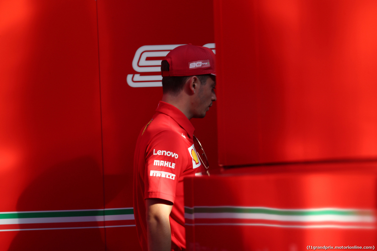 GP UNGHERIA, 01.04.2019 - Charles Leclerc (MON) Ferrari SF90