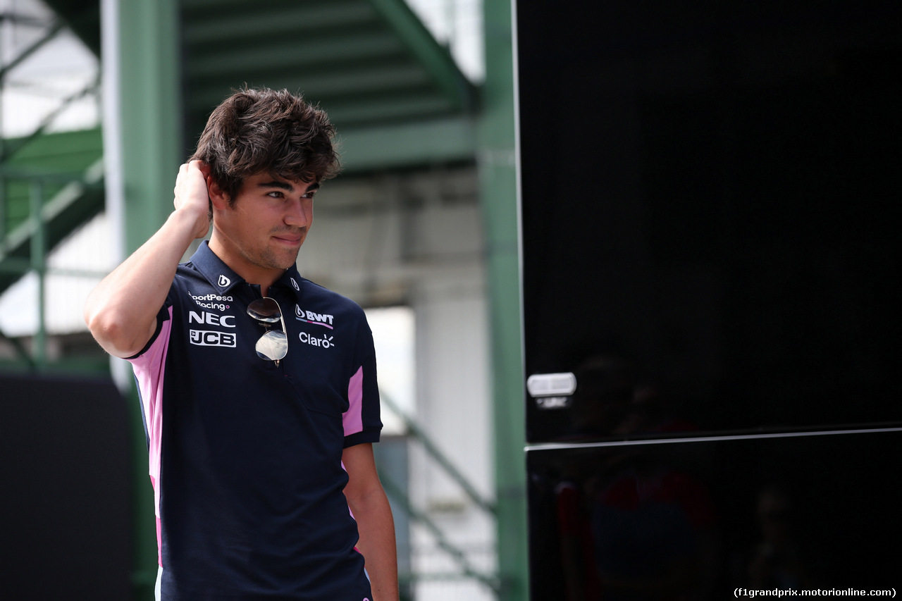 GP UNGHERIA, 02.08.2019 - Lance Stroll (CDN) Racing Point F1 Team RP19