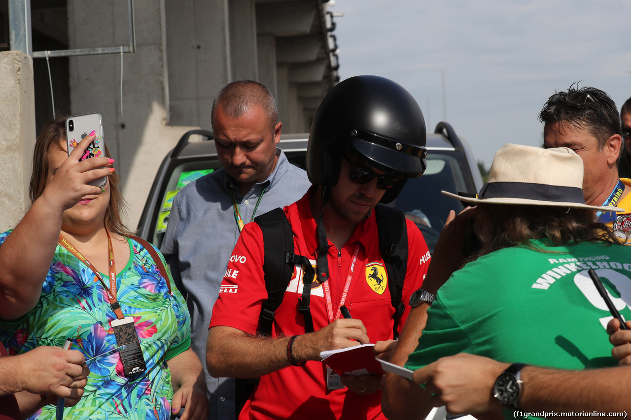 GP UNGHERIA, 21.06.2019 - Sebastian Vettel (GER) Ferrari SF90