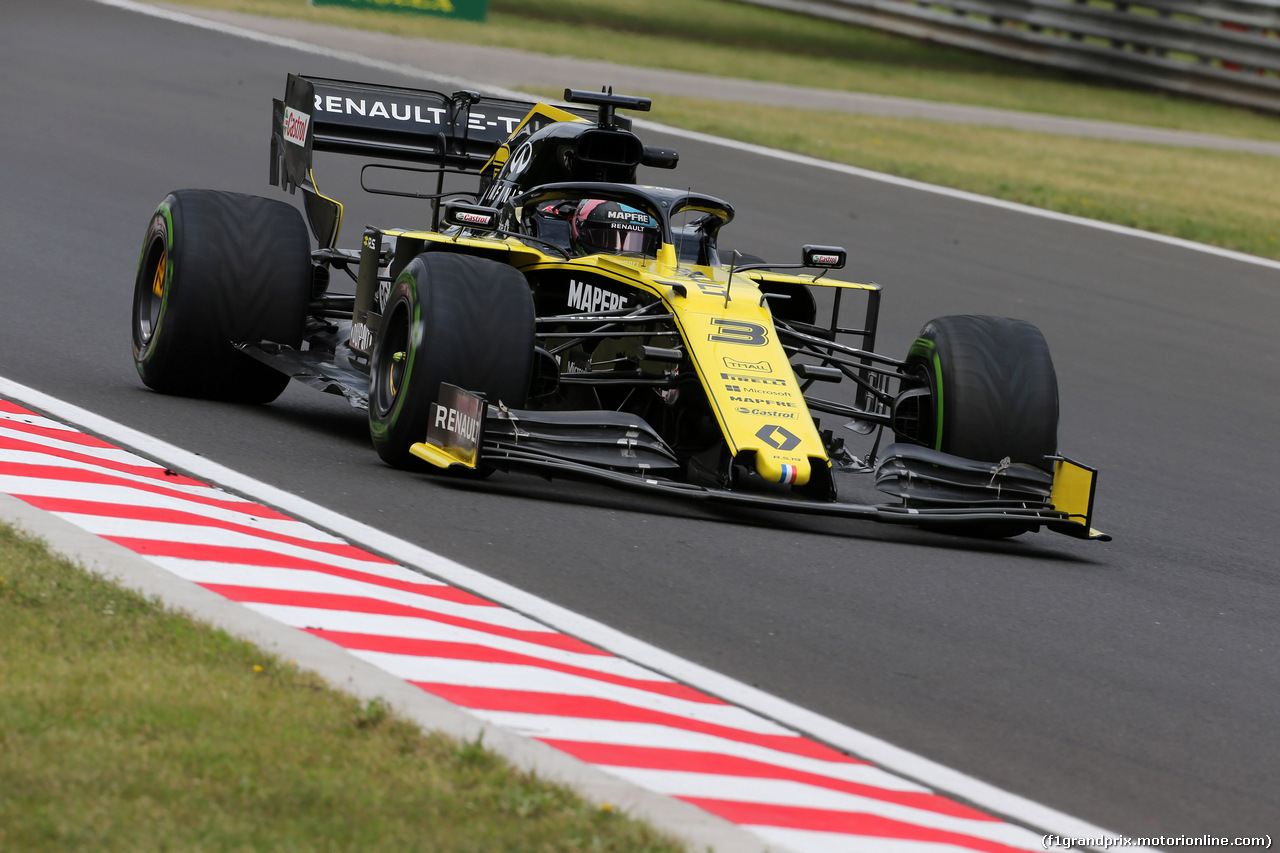 GP UNGHERIA, 02.08.2019 - Prove Libere 1, Daniel Ricciardo (AUS) Renault Sport F1 Team RS19