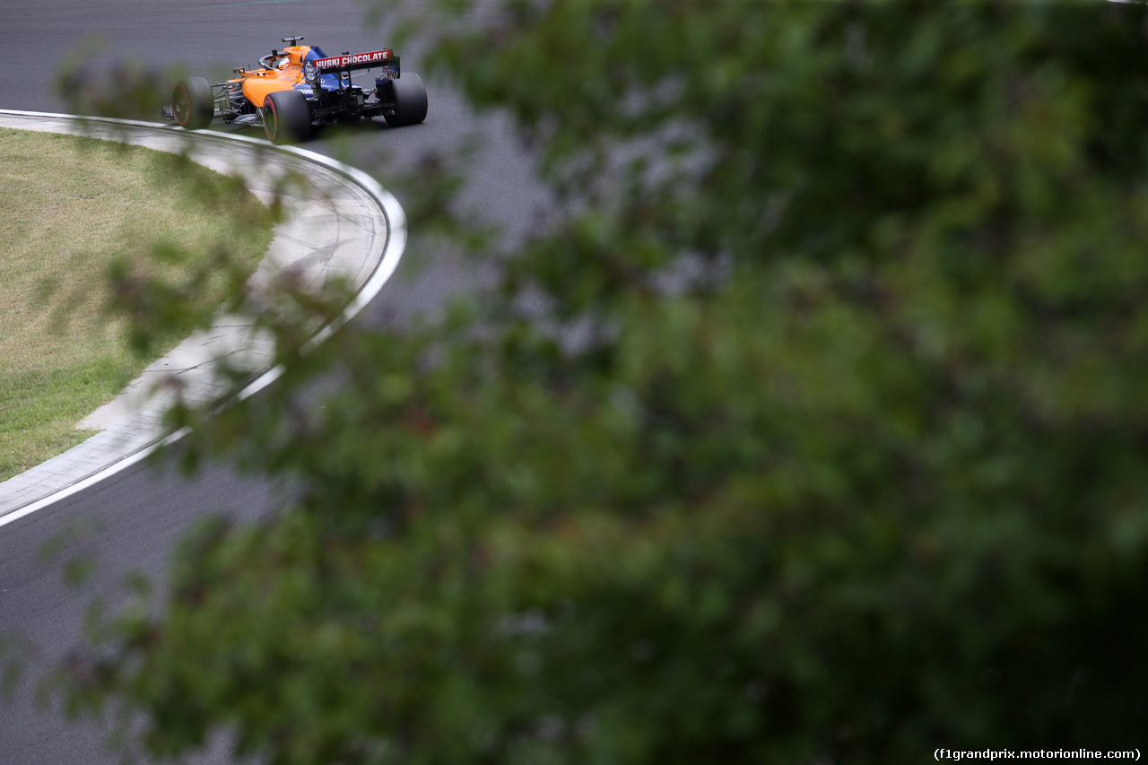 GP UNGHERIA, 02.08.2019 - Prove Libere 1, Carlos Sainz Jr (ESP) Mclaren F1 Team MCL34