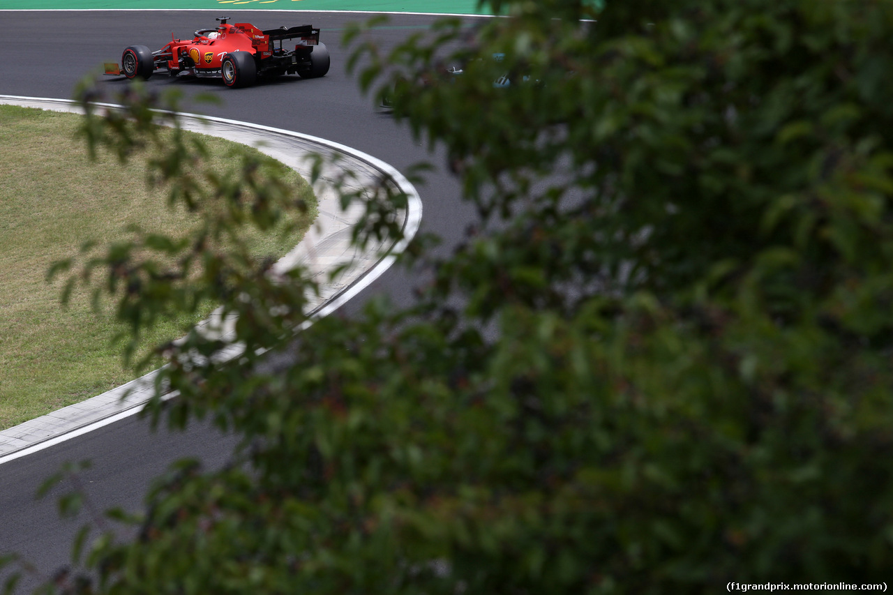 GP UNGHERIA, 02.08.2019 - Prove Libere 1, Sebastian Vettel (GER) Ferrari SF90