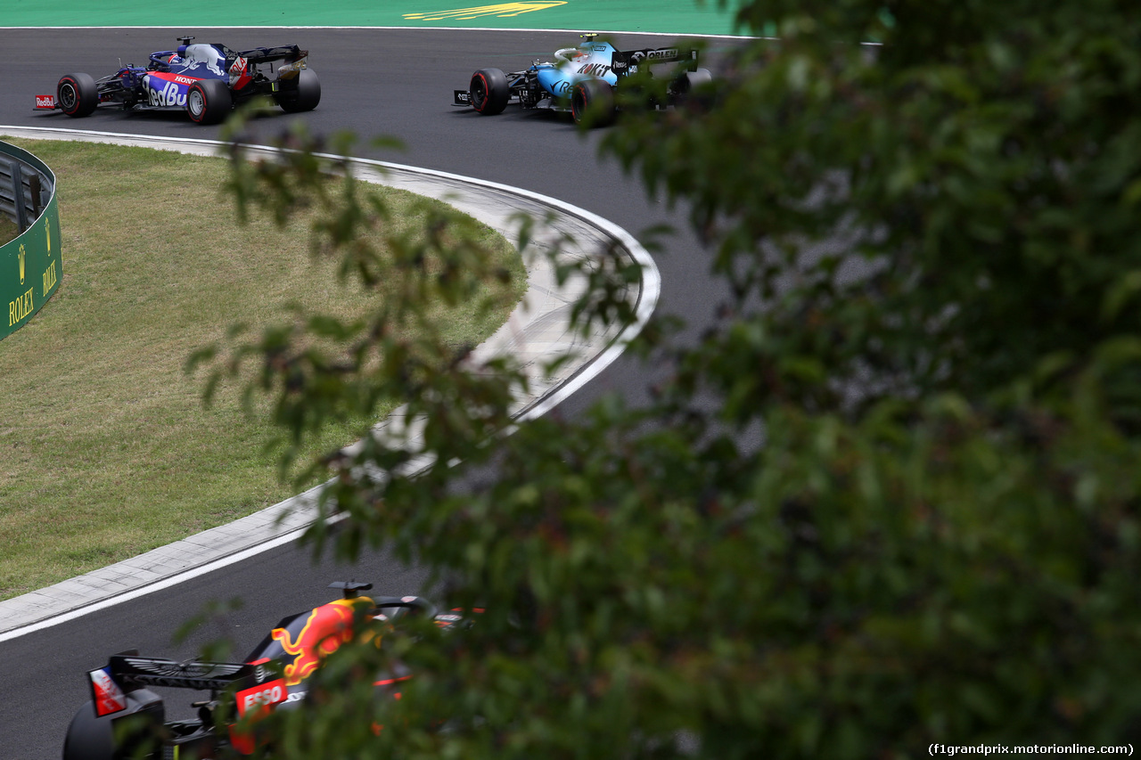 GP UNGHERIA, 02.08.2019 - Prove Libere 1, Daniil Kvyat (RUS) Scuderia Toro Rosso STR14 e Robert Kubica (POL) Williams Racing FW42
